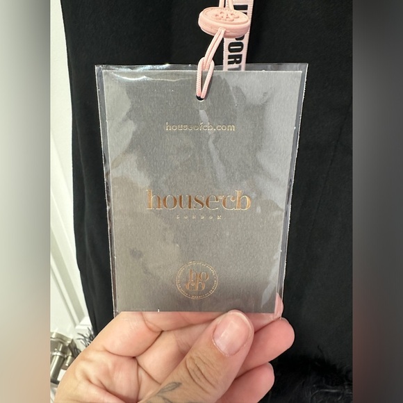 House Of CB | Maricel BLACK CRYSTALLISED MAXI DRESS | Size: L+ - Picture 10 of 14